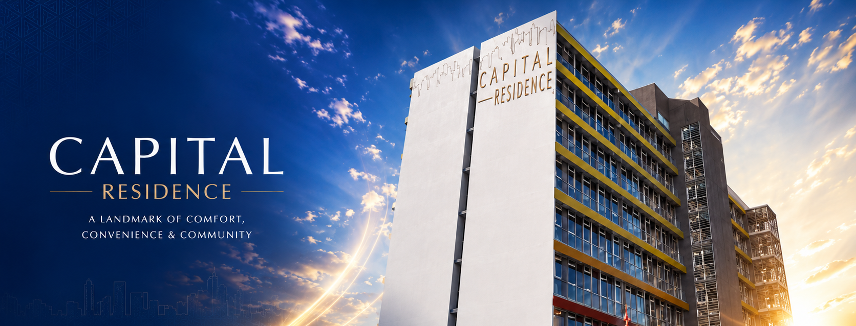 Capital Residence branding in Windhoek Central
